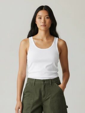 NWT Citizens of Humanity Army green Leah Carpenter Cargo Utility shorts 28